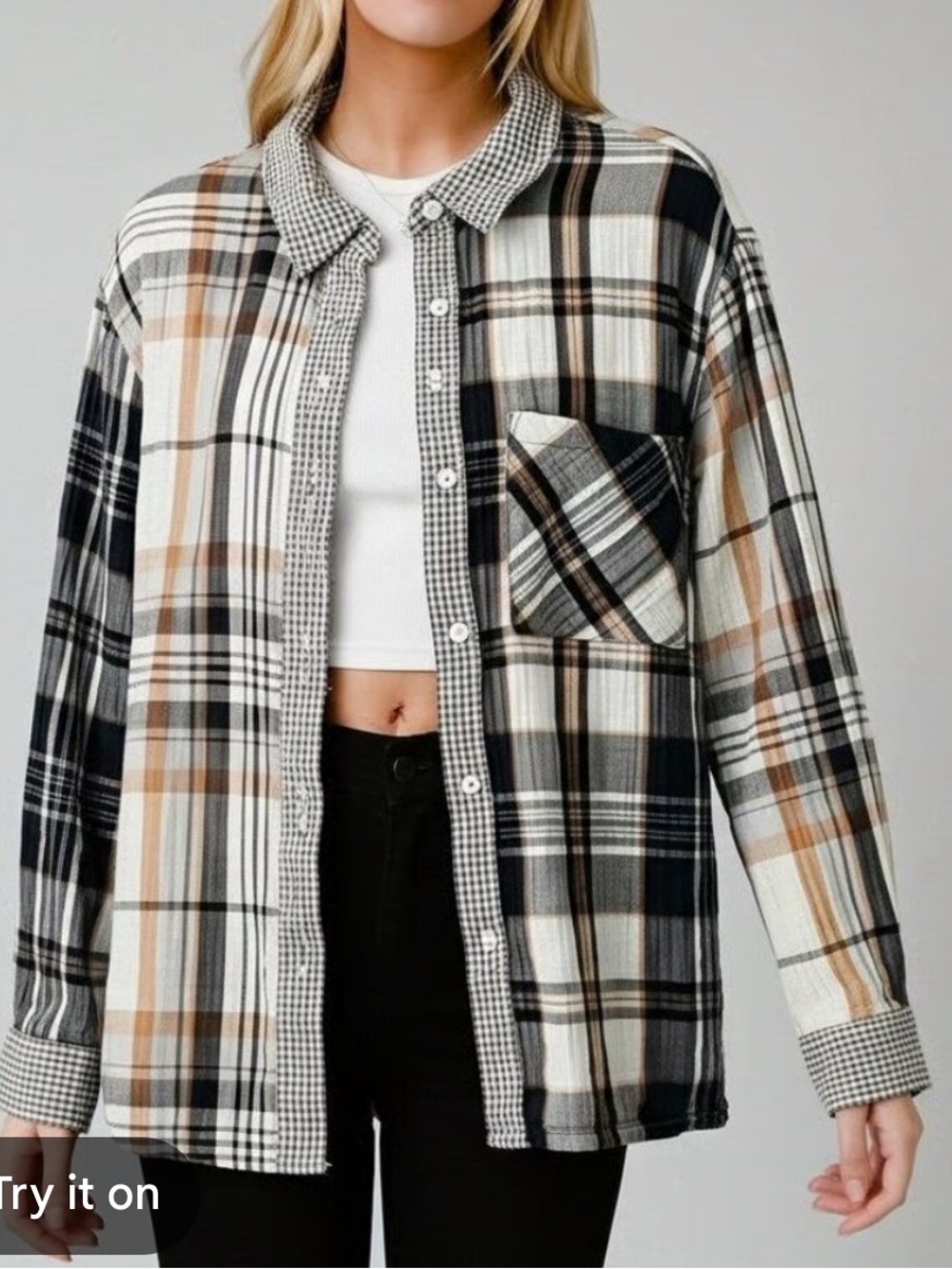Aerie Anytime Fave Plaid Shirt